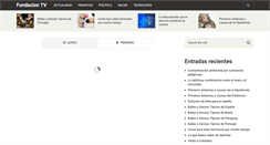 Desktop Screenshot of fundaciontv.com